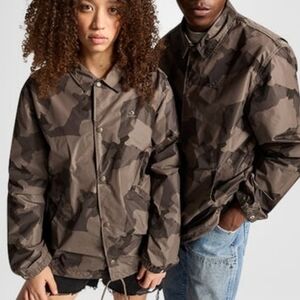 CONVERSE Go-To Camo Coach's Jacket/Unisex! Water Resistant/MSRP $95/ NEW!!